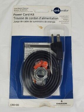 INSINKERATOR Garbage Disposal 3-Foot Power Cord Kit P/N 9008D - NOS